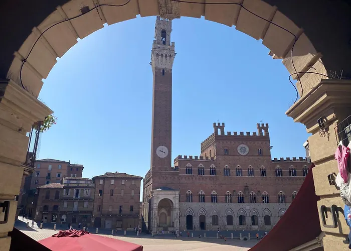 Loft Vicolo Di Vallepiatta 2 Min Piazza Del Campo Con Parcheggio